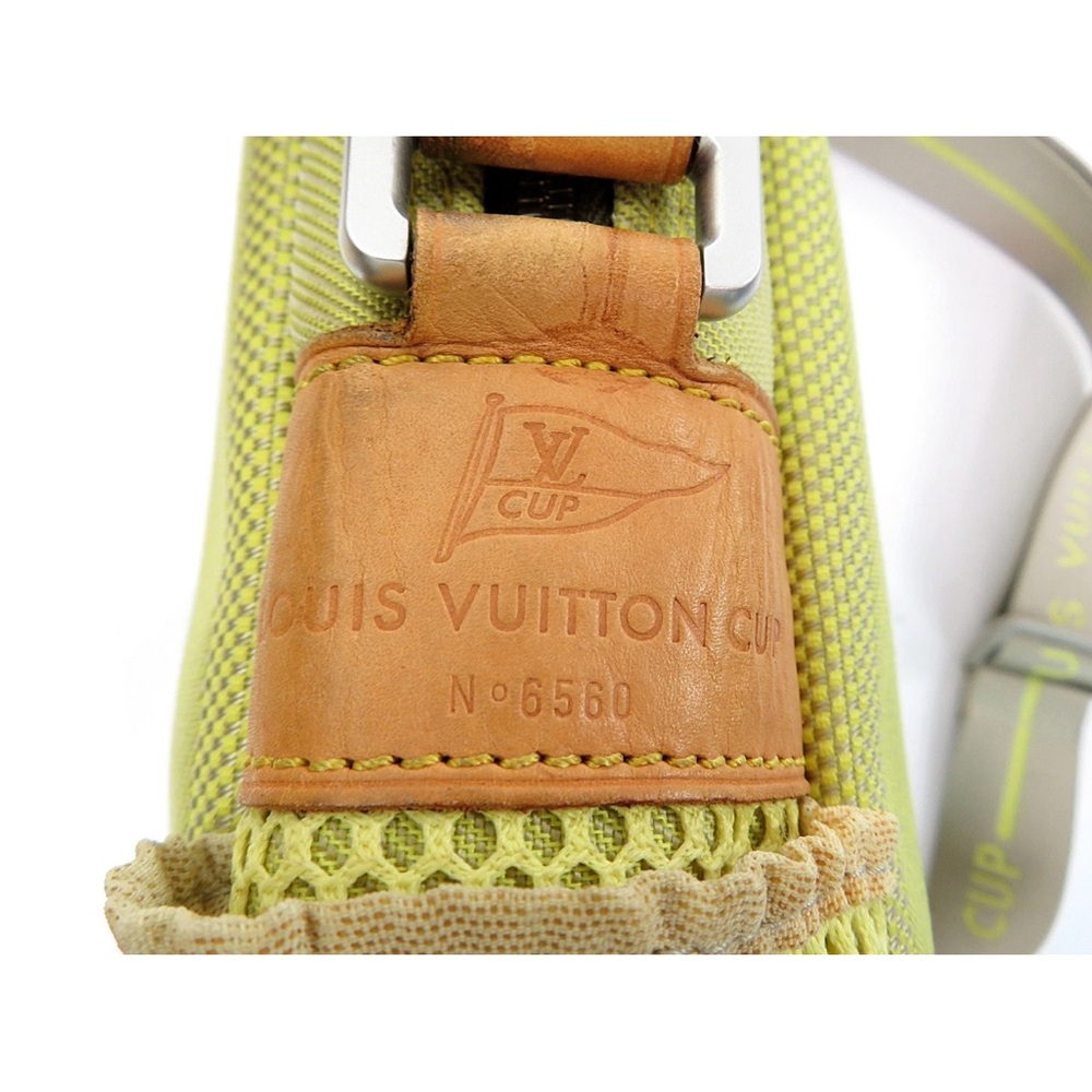 Louis Vuitton Lime Green Messenger Bag - Picture 15 of 16